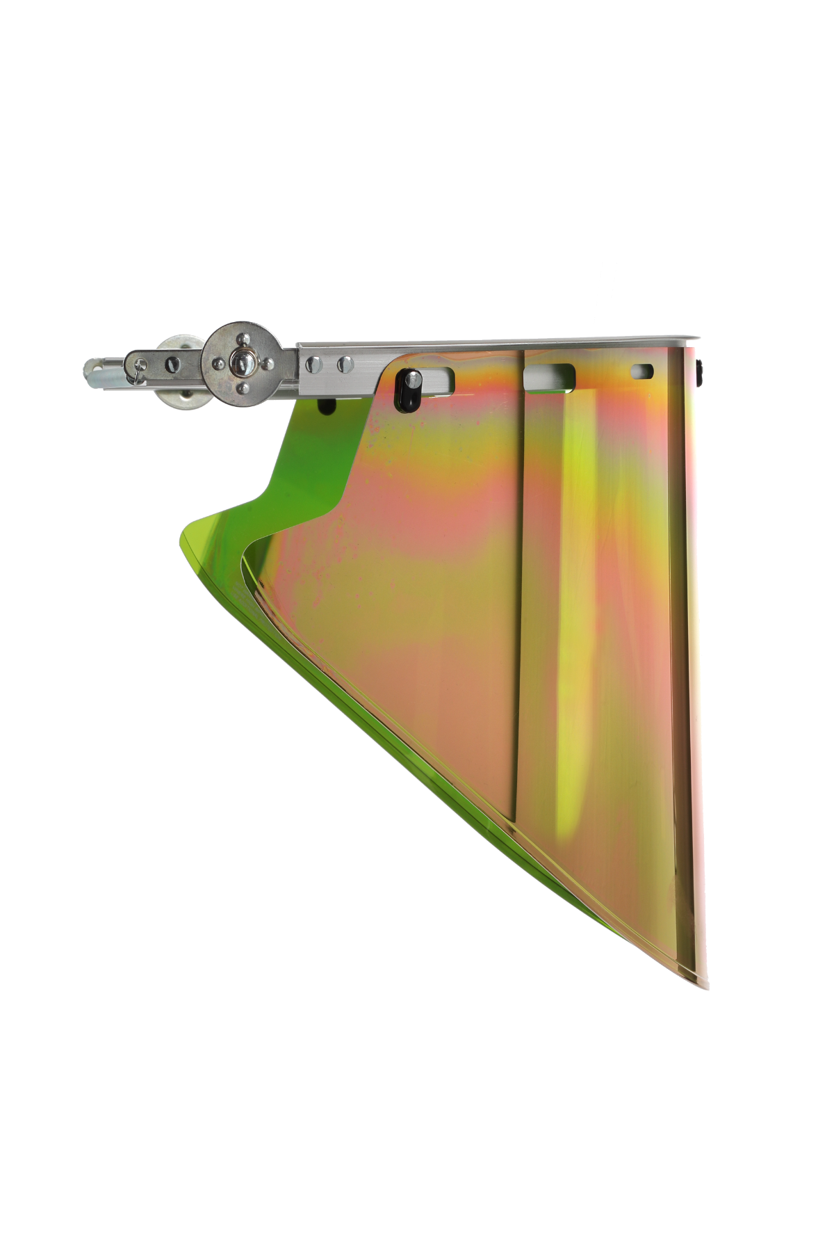 NSA Gold on Green Extreme Heat Faceshield with Metal Bracket