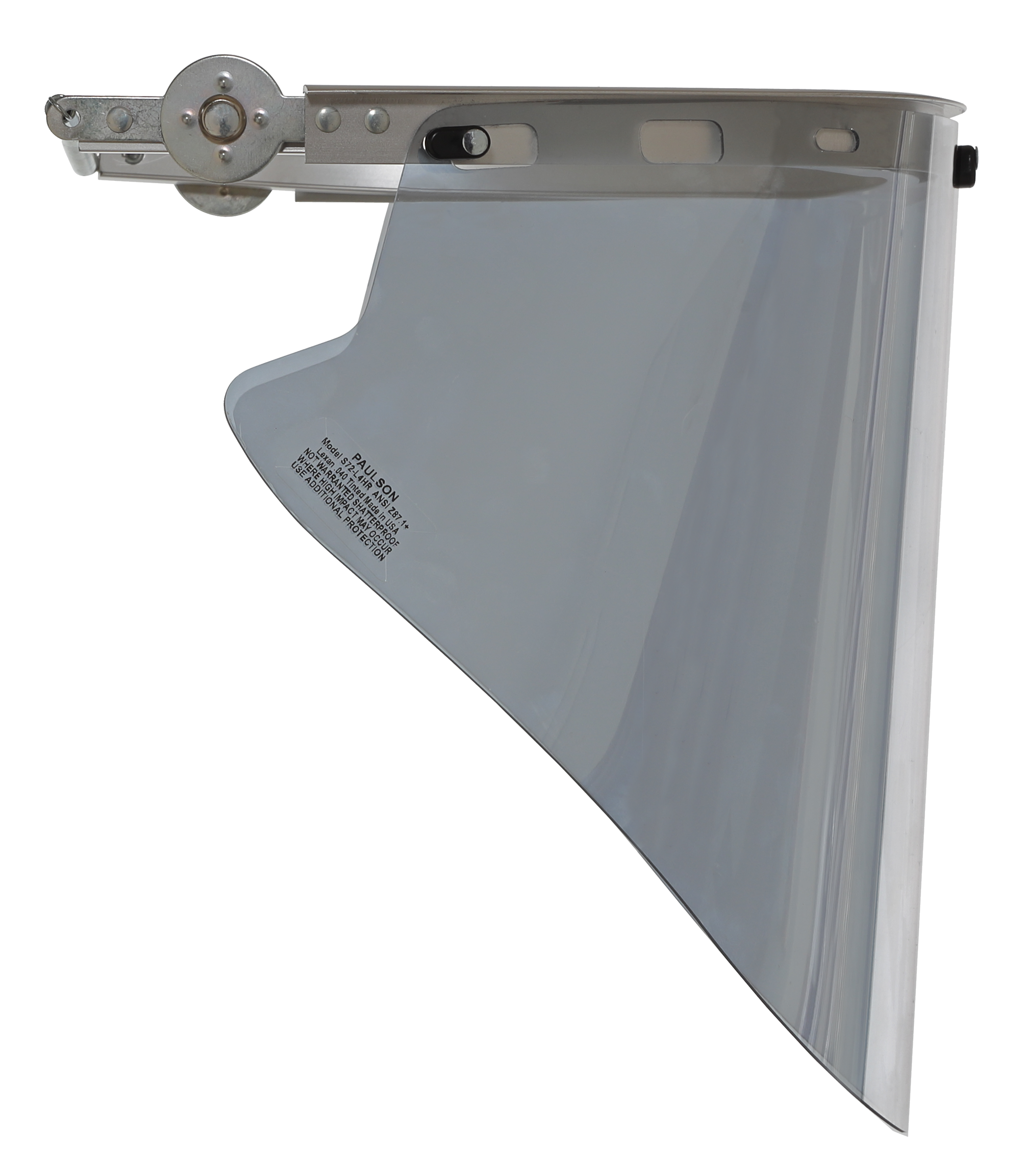 NSA Clear Aluminized High Heat Faceshield with Metal Bracket