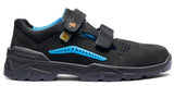 WARRIOR S2 Safety Work Shoes – Black Cow Nubuck Leather Steel Toe