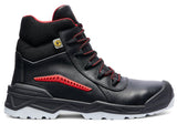 Meteor S3 Safety Ankle Boots – Black Leather, Steel Toe & Puncture Resistant
