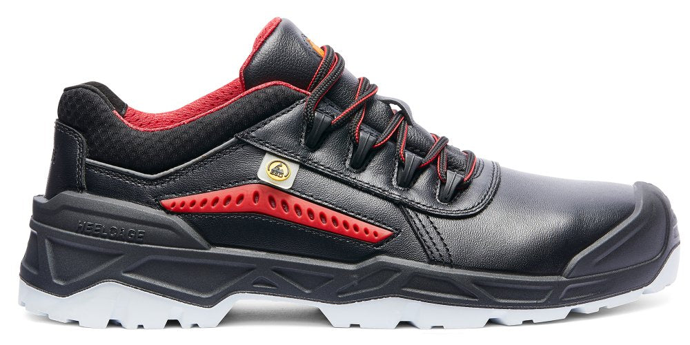 Orbit S3 Safety Trainers – Black Leather, Steel Toe & Puncture Resistant