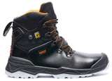 Cyclone S3 Safety Boots – Black Leather, Steel Toe & Puncture Resistant
