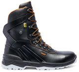 Hurricane S3 Safety Boots – Black Leather, Steel Toe & Waterproof