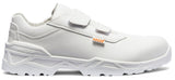 BAKER S2 Safety Work Shoes – Steel Toe, Slip Resistant, Water Repellent White Safety Shoes