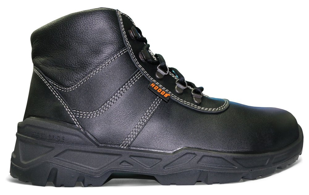 Outlander S3 Safety Ankle Boots – Black Leather, Steel Toe & Puncture Resistant