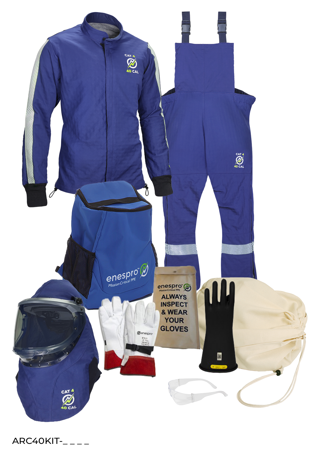 Enespro® AGP 40 Cal Arc Flash Kit with Lift Front Hood