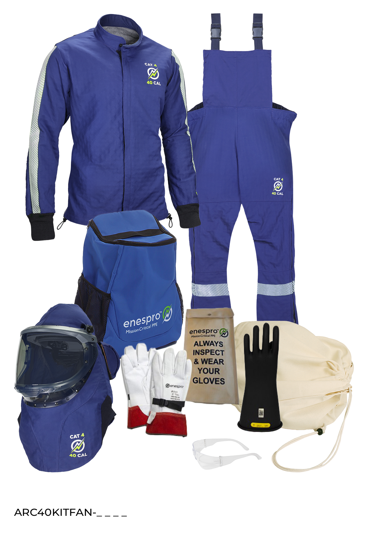 Enespro® AGP 40 Cal Arc Flash Kit with Lift Front Hood