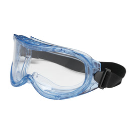 Indirect Vent Goggle with Light Blue Body, Clear Lens and Anti-Scratch Coating