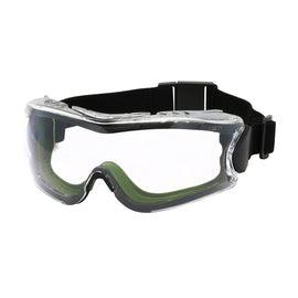 Indirect Vent Goggle with Green Body, Clear Lens and FogLess® 3Sixty™ Coating - Elastic Strap
