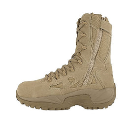 Reebok Men's 8" Stealth Boot with Side Zipper - Desert Tan