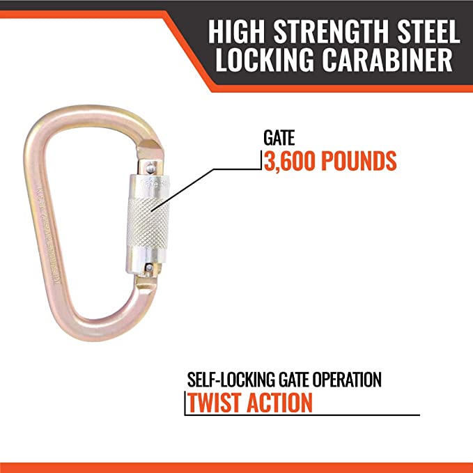 Carabineers- 1/4 turn Locking (A)