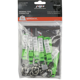 Webbing Tool Connector 5.5" - 3 lbs. maximum load limit - Retail Packaged