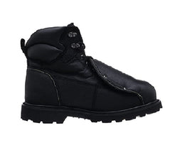 Iron Age Black 6" Work Boot with External Met Guard