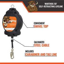 100′ Warthog® Series Self-Retracting Lifeline