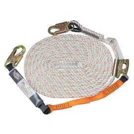 25' Vertical Lifeline Assembly with Snap Hooks