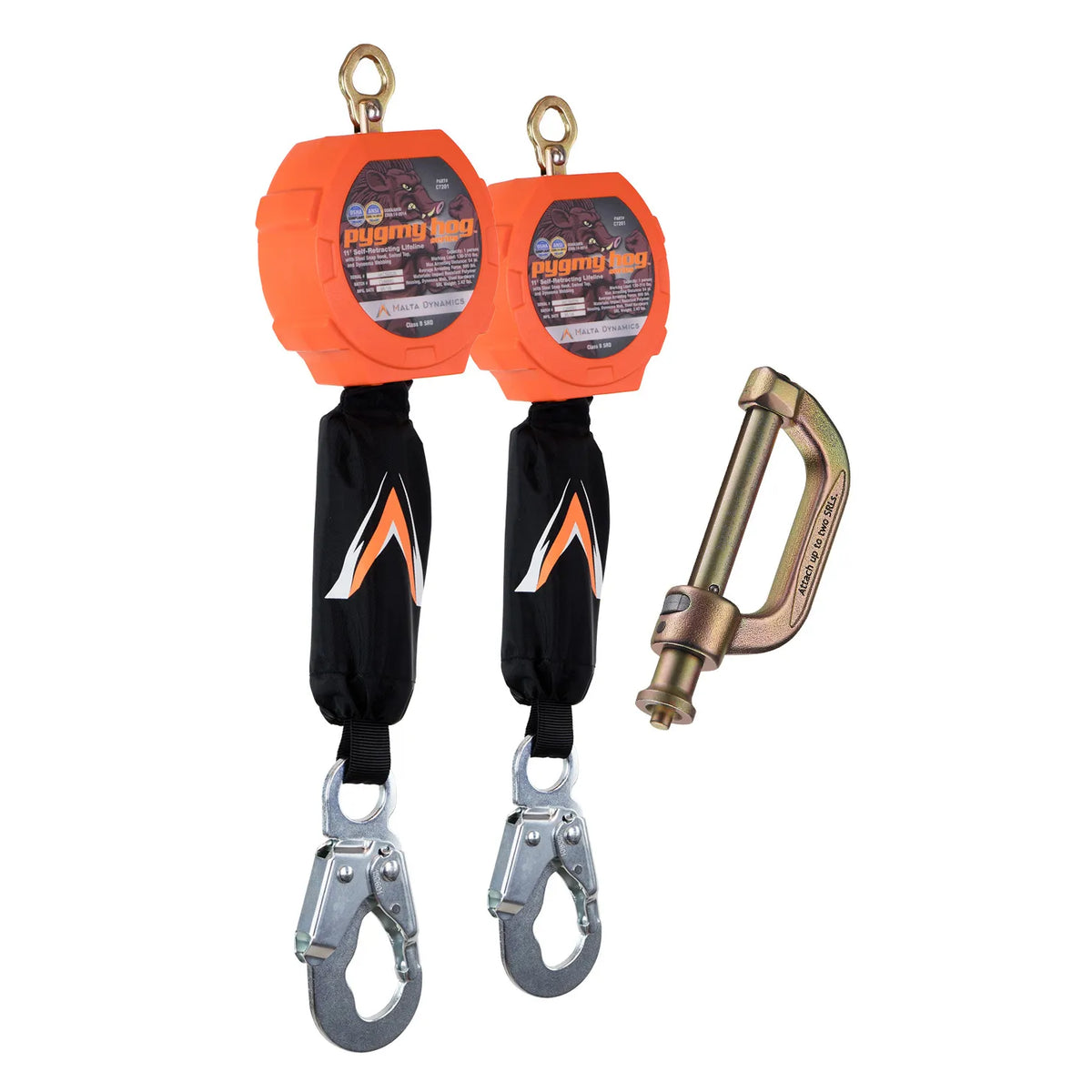 C7201D Dual 11' Pygmy Hog Web SRL w/Snap Hook