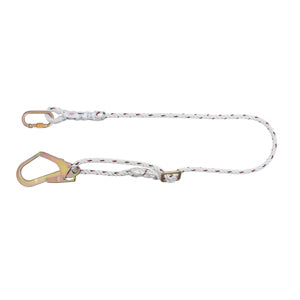 Spartan 2m Adjustable Work Positioning Restraint Lanyard - Scaffold Hook