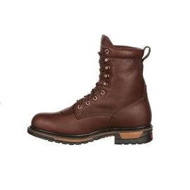 Rocky 8" Original Ride Steel Toe Waterproof Lacer Western Boot