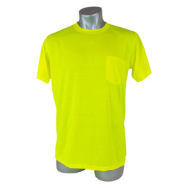 High Visibility Yellow Safety Short Sleeve Shirt