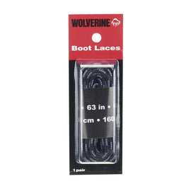 Wolverine 63" Black Laces (12 Pair Pack)