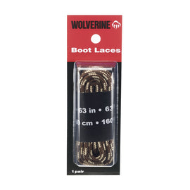 Wolverine 63" Brown Laces (12 Pair Pack)