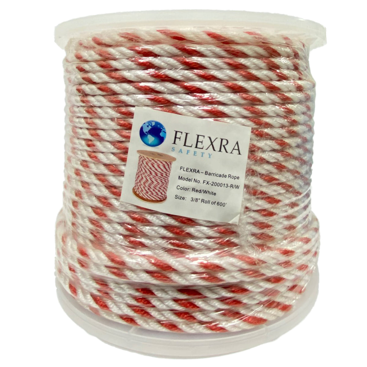 Barricade Rope™ - Red & White – FLEXRA SAFETY
